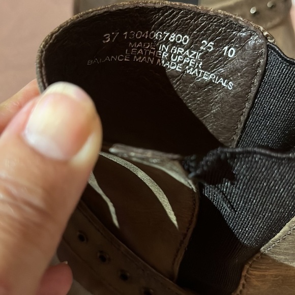 Dansko Reegan Leather Moto Ankle Boot Clogs Size 37 6.5-7 - Picture 10 of 11